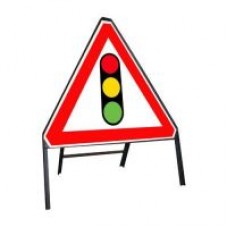 600mm Traffic Signals Ahead Sign 